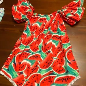 LOOK AT THE PICS!  🍉 watermelon romper